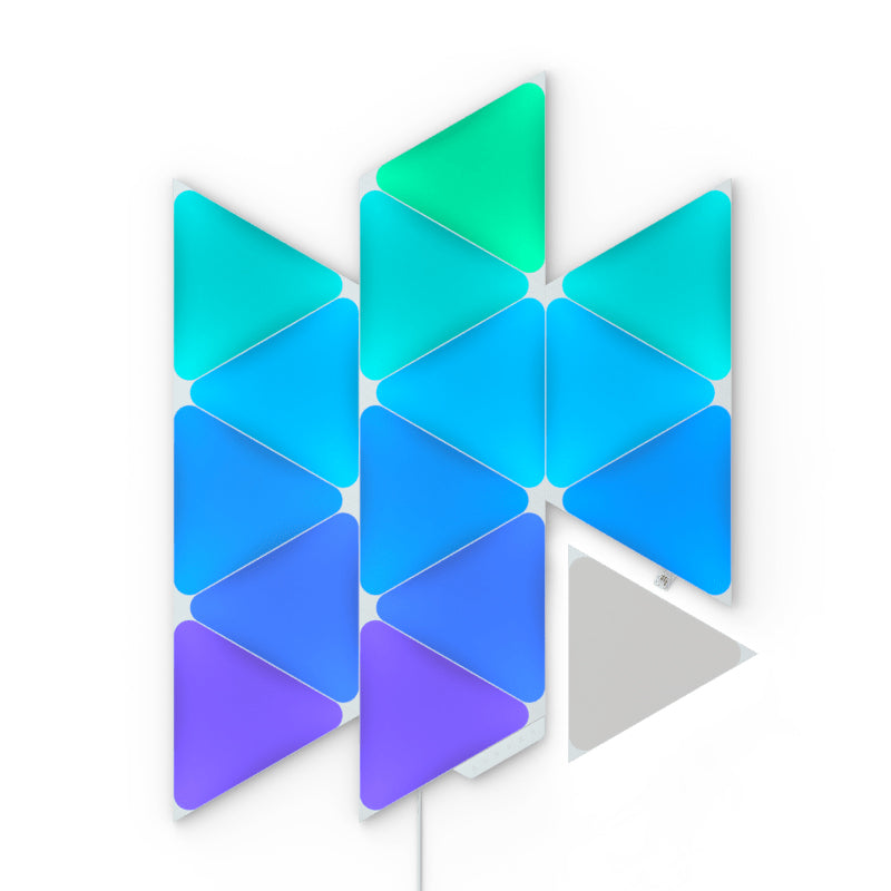 Nanoleaf Shapes Triangles Starter Kit 15 Light Panels - White Nanoleaf Shapes Triangles Starter Kit 15 Light Panels - White